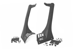 Jeep Wrangler LED Light Mounts - Upper Windshield - Rough Country - 50